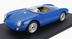 Schuco Porsche 550a Spider 1954 - Con Vetrina - With Showcase 1:12 Blue