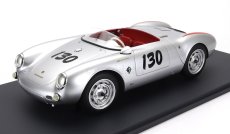 Schuco Porsche 550a Spider N 130 1954 James Dean - Little Bastard - Con Vetrina - With Showcase 1:12 Silver