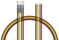 servisní konektor JST-XH ALIGN (4 čl.) - 1 pár