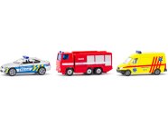 SIKU Blister - Policie, hasiči, ambulance (česká verze) 1:50