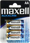 Siva MAXELL AA LR6 1,5V/2100mAh Alkaline, balení 4ks