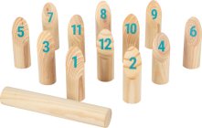 Small Foot Vikingské kostky Kubb s čísly Active