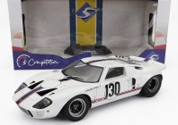 Solido Ford usa Gt40 Mki Team France N 130 Targa Florio 1967 H.greder - J.m.giorgi 1:18 Bílá