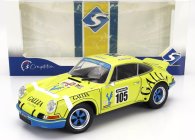 Solido Porsche 911 Rsr Coupe N 105 Rally Tour De France 1973 Jean Louis Lafosse - Jean Pierre Angoulet 1:18 Žlutá Modrá