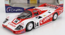 Solido Porsche 956 Turbo Team Canon Racing N 14 24h Le Mans 1983 J.palmer - J.lammers - R.lloyd 1:18 Červená Bílá