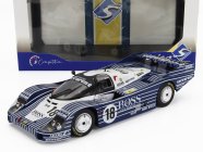 Solido Porsche 956l 2.6l Twin Turbo Team Obermaier Racing Boss N 18 24h Le Mans 1983 Jurgen Laessig - Alex Plankenhorn - Desire Wilson 1:18 Černá Bílá