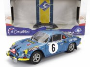 Solido Renault Alpine A110 1600s (night Version) N 6 Rally Montecarlo 1972 J.candruet - P.pagani 1:18 Blue Met