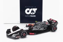 Spark-model Alpha tauri F1  At04 Team Alpha Tauri N 22 Las Vegas Usa Gp 2023 Yuki Tsunoda 1:64 Bílá Černá