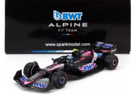 Spark-model Alpine F1  A524 Team Bwt Alpine N 10 Season 2024 Pierre Gasly 1:64 Černá Modrá Růžová
