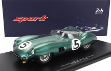 Spark-model Aston martin Dbr1 3.0l Spider Team David Brown Racing Dept. N 5 Winner 24h Le Mans 1959 R.salvadori - C.shelby - Con Vetrina - With Showcase 1:18 Zelená
