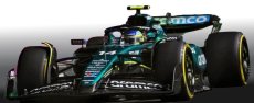 Spark-model Aston martin F1  Amr24 Team Aramco Cognizant N 14 Mexico Gp With Pit Board And Special Base 2024 Fernando Alonso 1:43 Zelená Černá