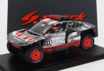 Spark-model Audi Q E-tron Rs Team Audi Sport N 211 Rally Dakar 2023 Mattias Ekstrom - Emil Bergkvist 1:43 Šedá Stříbrná Černá