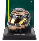 Spark-model Bell helmet Casco Helmet F1 Fernando Alonso Team Aston Martin Aramco Cognizant N 14 Mexico Gp 2024 1:5 Různé
