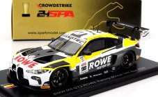 Spark-model BMW 4-series M4 Gt3 Team Rowe Racing N 98 Winner 24h Spa 2023 Philipp Eng - Marco Wittmann - Nick Yelloly 1:43 Bílá Šedá Žlutá