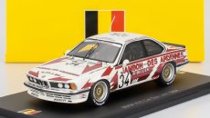 Spark-model BMW 6-series 635 Csi M N 34 24h Spa 1984 Jean Pierre Jarier - Harald Huysman - Jean Pierre Malcher 1:43 Bílá Červená