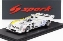 Spark-model Chevron B36 2.0l S4 Team Roc Societe Yacco N 25 24h Le Mans 1980 Bruno Sotty - Dominique Laurent - Philippe Hesnault 1:43 Bílá Žlutá