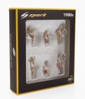 Spark-model Figures Set 6x Grid Girls 1980s 1:43 Bílá Růžová