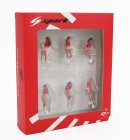 Spark-model Figures Set 6x Grid Girls 1990s 1:43 Růžová Červená