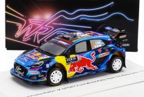 Spark-model Ford england Puma Rally1 Team Ford World Rally M-sport N 8 6th Rally Safari 2023 Ott Tanak - Martin Jarveoja 1:43 Modrá Žlutá Červená