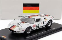 Spark-model Ford usa Gt40 Mki N 56 1000km Nurburgring 1969 Reinhold Jost - Helmut Kelleners 1:43 Bílá