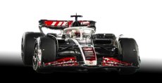 Spark-model Haas F1  Fw24 Team Moneygram Haas N 20 Season 2024 Kevin Magnussen 1:18 Černá Bílá