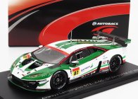 Spark-model Lamborghini Aventador Gt3 Team Jloc N 87 Gt300 Super Gt 2022 K.mtsuura - N.sakaguchi 1:43 Bílá Zelená
