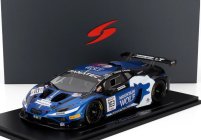 Spark-model Lamborghini Huracan Gt3 Evo2 5.2l V10 Team Grt Grasser Racing N 163 Pole Position 24h Spa 2024 Franck Perera - Marco Mapelli - Jordan Pepper 1:18 Modrá Bílá