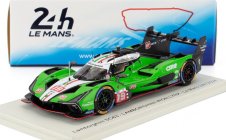 Spark-model Lamborghini Sc63 3.8l V8 Turbo Team Lamborghini Iron Lynx N 19 24h Le Mans 2024 Romain Grosjean - Matteo Cairoli - Andrea Caldarelli 1:43 Zelená Bílá Černá