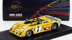 Spark-model Lola T280 Cosworth Dfv 3.0l V8 Team Ecurie Bonnier N 7 24h Le Mans 1972 J.de Bragation - M.cabral - H.de Fierlandt 1:43 Žlutá