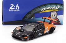 Spark-model Mclaren 720s Gt3 Evo M840t 4.0l V8 Turbo Team United Autosports N 95 24h Le Mans 2024 Hiroshi Hamaguchi - Nico Pino - Marino Sato 1:64 Černá Oranžová