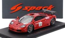 Spark-model Mclaren F-1 Gtr 6.1l V12 N 53 Pre-qualifications 24h Le Mans 1996 Fabien Giroix - Jean Denis Deletraz - Maurizio Sandro Sala 1:43 Red