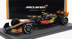 Spark-model Mclaren F1  Mcl60 Team Mclaren N 4 5th Abu Dhabi Gp 2023 Lando Norris 1:43 Oranžová Modrá Černá