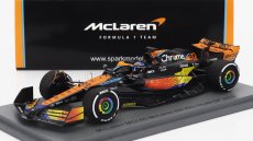 Spark-model Mclaren F1  Mcl60 Team Mclaren N 81 6th Abu Dhabi Gp 2023 Oscar Piastri 1:43 Oranžová Modrá Černá