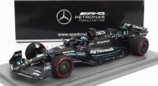 Spark-model Mercedes gp F1 W14 Team Mercedes-amg Petronas Formula One N 63 3rd Spain Gp 2023 George Russell 1:43 Matt Black