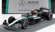 Spark-model Mercedes gp F1  W15 Eq Performance Team Amg Petronas Motorsport N 44 2nd Las Vegas Usa Gp 2024 Lewis Hamilton 1:43 Černá Stříbrná Zelená