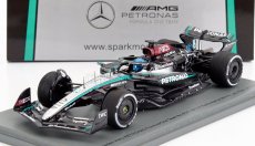 Spark-model Mercedes gp F1  W15 Eq Performance Team Amg Petronas Motorsport N 63 Winner Las Vegas Usa Gp 2024 George Russell 1:43 Černá Stříbrná Zelená