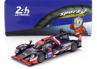 Spark-model Oreca 07 Gibson Gk428 4.2l V8 Team United Autosports N 22 Winner Lmp2 Class 24h Le Mans 2024 Bijoy Garg - Oliver Jarvis - Nolan Siegel 1:64 Modrá Červená Bílá
