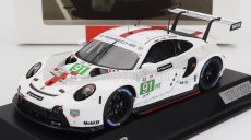 Spark-model Porsche 911 991-2 4.2l Team Porsche Gt N 91 Winner Lmgte Pro Class 24h Le Mans 2022 Gianmaria Bruni - Richard Lietz - Frederic Makowiecki 1:43 Bílá Šedá Červená