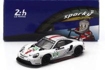 Spark-model Porsche 911 991-2 Rsr-19 4.2l Team Porsche Gt N 92 24h Le Mans 2022 Michael Christensen - Kevin Estre - Laurens Vanthoor 1:64 Bílá Šedá Červená