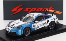 Spark-model Porsche 911 992 Gt3 Cup N 46 Porsche Carrera Cup Benelux Champion 2023 Robert De Haan 1:43 Bílá Modrá Met