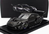 Spark-model Porsche 911 992 Gt3 R N 0 Racing Coupe 2023 - Con Vetrina - With Showcase 1:18 Carbon Black