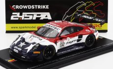 Spark-model Porsche 911 992 Gt3 R Team Gmg Racing N 132 24h Spa 2023 K.wadhington - J.sofronas - P.long - J.bleekemolen 1:43 Červená Bílá Modrá