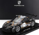 Spark-model Porsche 911 992 Gt3 Rs N 992 Coupe Weissach Test Track 2023 - Con Vetrina - With Showcase 1:18 Černá Šedá Žlutá