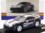 Spark-model Porsche 911 992 N 953 Rally Dakar Roughroads Design Paket Coupe 2023 1:43 Bílá Modrá