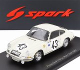 Spark-model Porsche 911s 1991cc Coupe Team J.franc N 43 24h Le Mans 1967 Antony Fischaber - Jacques Dewes 1:43 Bílá
