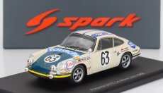 Spark-model Porsche 911s Coupe 1991cc S6 Team M.martin N 63 24h Le Mans 1969 Rene Mazzia - Pierre Mauroy 1:43 Bílá Zelená