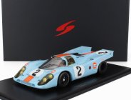 Spark-model Porsche 917k 4.5l Gulf Team John Wyer Automotive Engineering N 2 Winner 24h Daytona 1970 Pedro Rodriguez - Leo Kinnunen - Brian Redman 1:18 Světle Modrá Oranžová