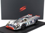 Spark-model Porsche 917k 4.9l Team Martini Racing N 3 Winner 12h Sebring 1971 Vic Elford - Gerard Larrousse 1:18 Stříbrná Modrá