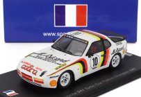 Spark-model Porsche 944 Turbo N 10 Cup Champion France 1987 Rene Metge 1:43 Bílá