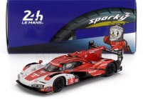 Spark-model Porsche 963 9rd 4.6l Turbo V8 Team Porsche Penske Motorsport N 4 24h Le Mans 2024 Mathieu Jaminet - Felipe Nasr - Nick Tandy 1:64 Červená Bílá Černá
